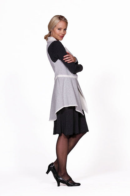 cotton herringbone vest - Homeland Harvest