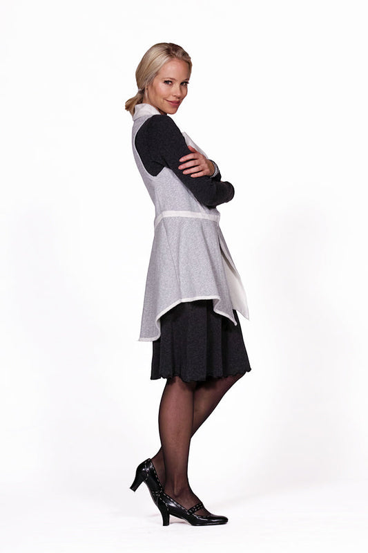 cotton herringbone vest - Homeland Harvest