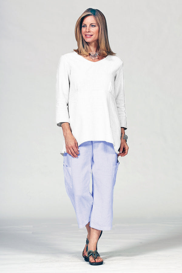linen/cotton pocket pants - Homeland Harvest