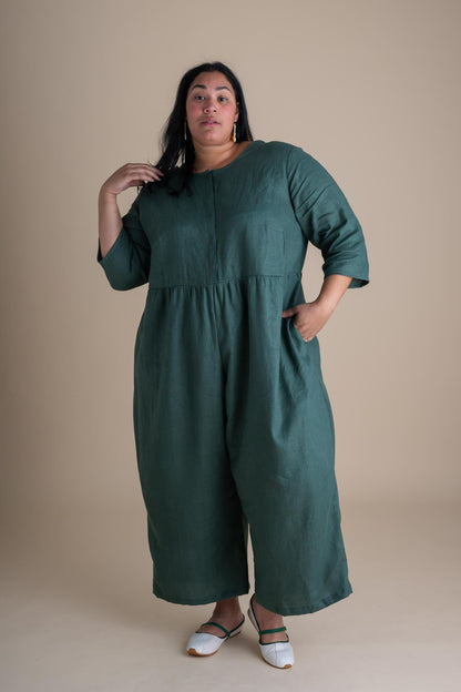 Ranch Jumpsuit (Updated) in Spruce