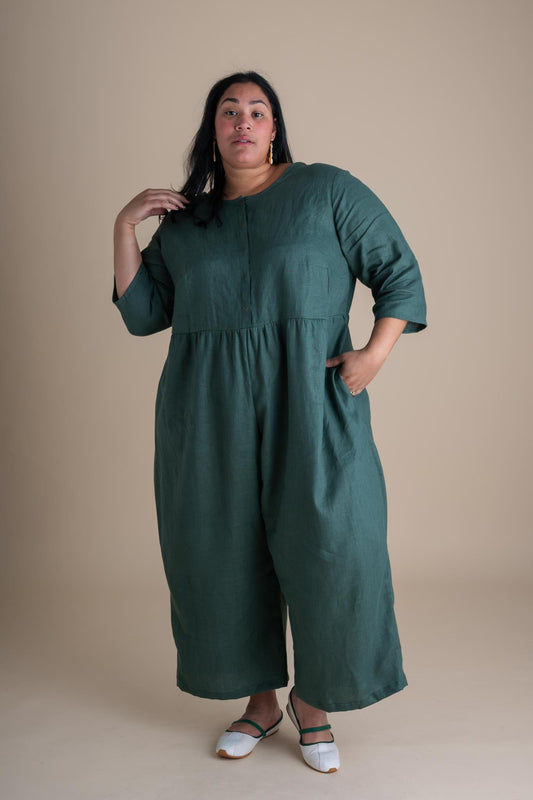Ranch Jumpsuit (Updated) in Spruce