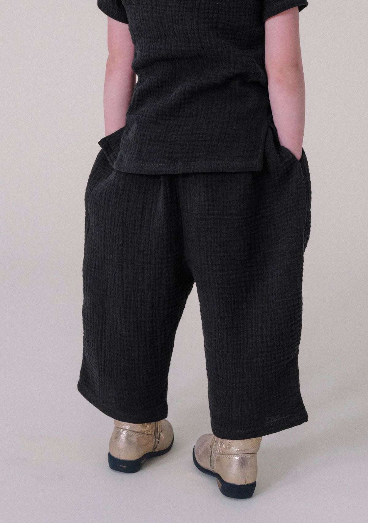 Nico Toddler Pant- Black - Homeland Harvest