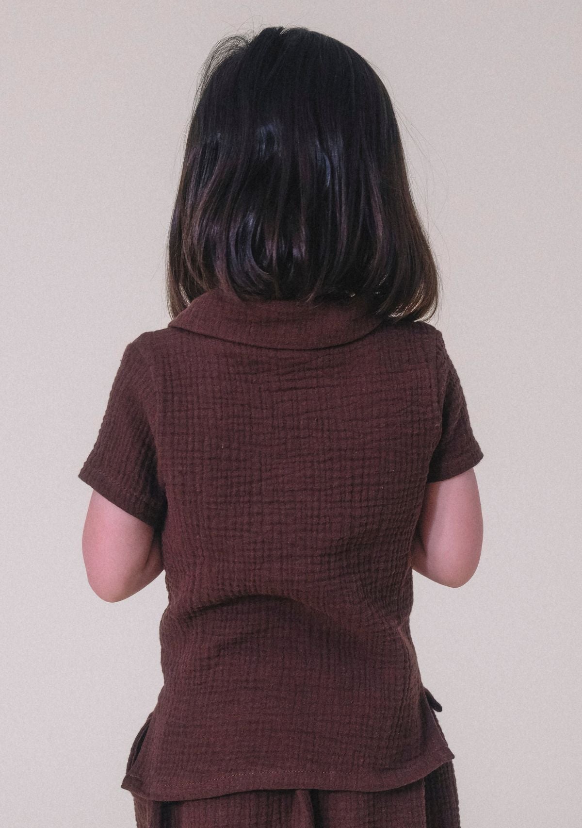 Nico Toddler Top - Chicory Coffee - Homeland Harvest