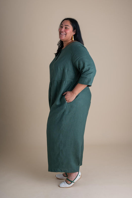 Ranch Jumpsuit (Updated) in Spruce