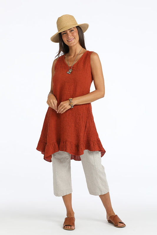 linen/cotton pocket pants - Homeland Harvest