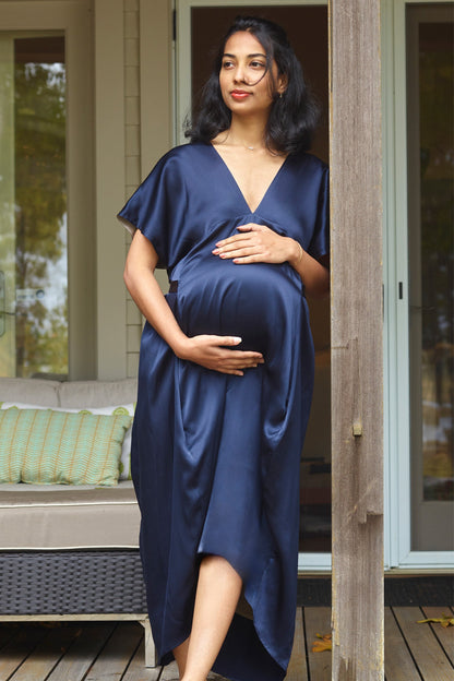 Silk Kimono Dress: EMF Shielding