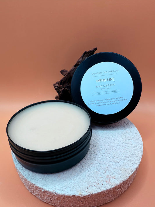 Men’s Organic Beard Balm - King’s Choice scent - Homeland Harvest