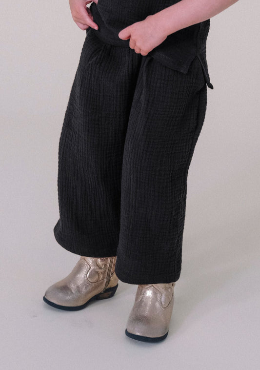Nico Toddler Pant- Black - Homeland Harvest