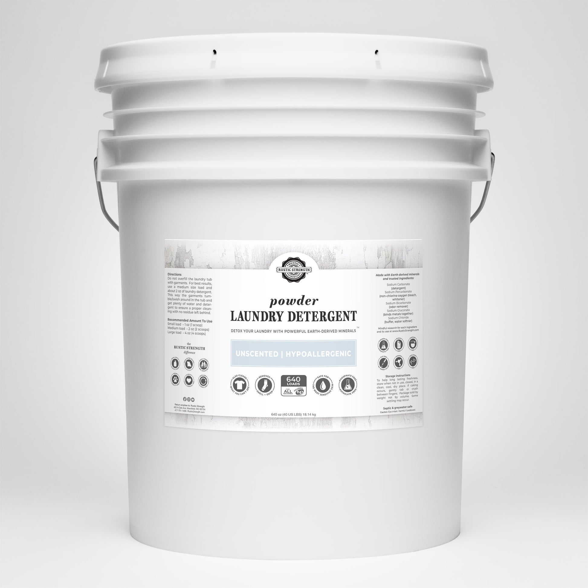 Powder Laundry Detergent - Homeland Harvest