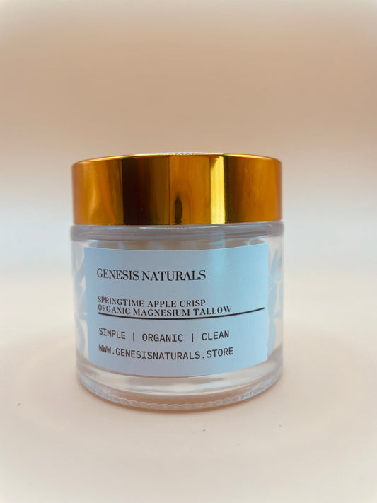 2 oz Springtime Apple Crisp Magnesium Tallow - Homeland Harvest