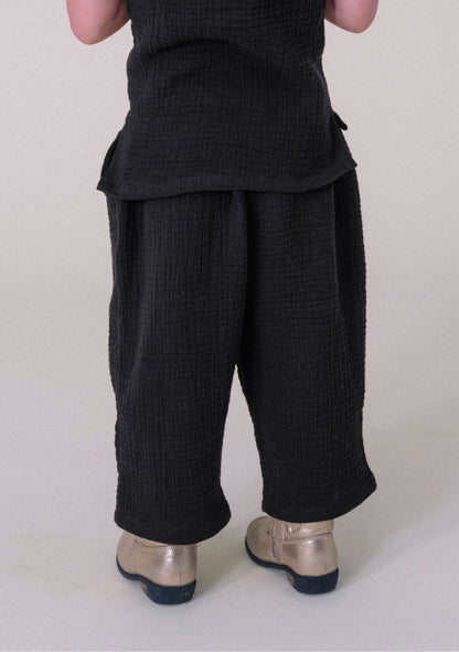 Nico Toddler Pant- Black - Homeland Harvest
