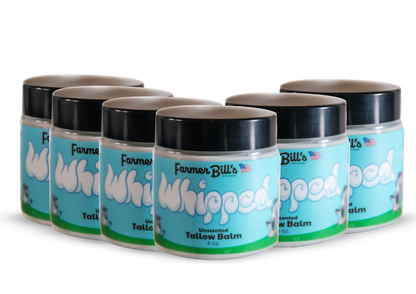 Whipped Unscented Grass-fed Tallow Balm 4 oz