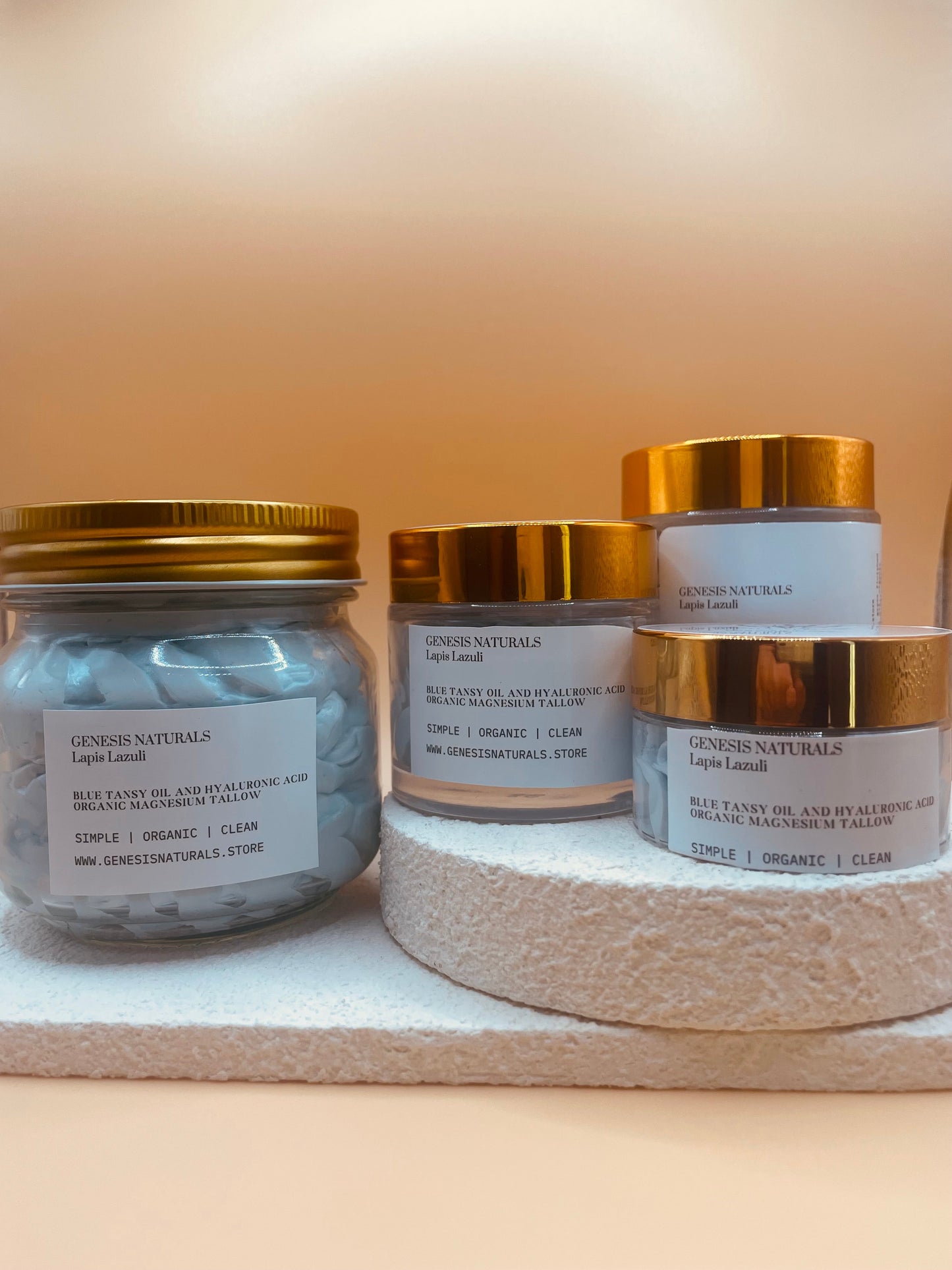 4 oz Lapis Lazuli Grass Finished, Organic, Magnesium Tallow - Homeland Harvest
