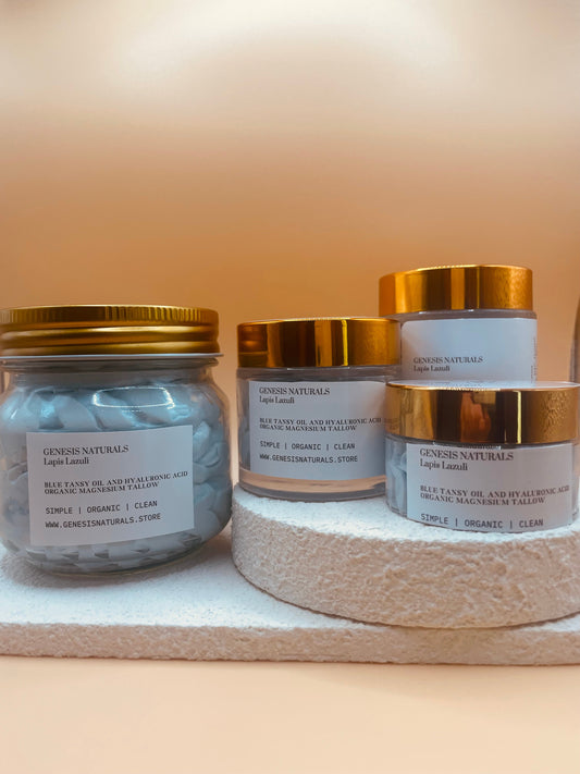 4 oz Lapis Lazuli Grass Finished, Organic, Magnesium Tallow - Homeland Harvest