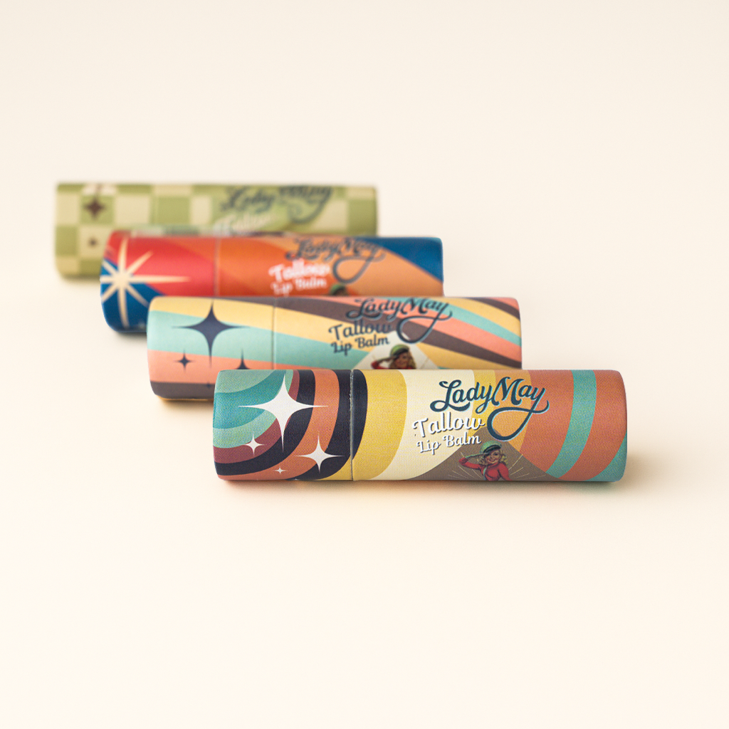 Lady May Tallow Lip Balm | All Natural Beef Tallow Lip Balm