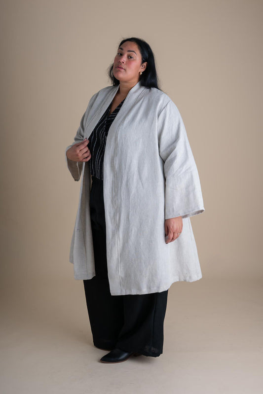 Mariela Duster in Sand Dollar