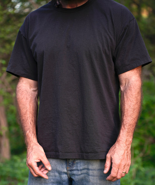 Unisex Organic Cotton Short Sleeve T-Shirt - Black - Homeland Harvest