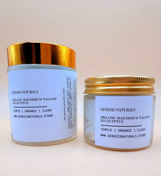 4 oz Eucalyptus Magnesium Tallow - Homeland Harvest