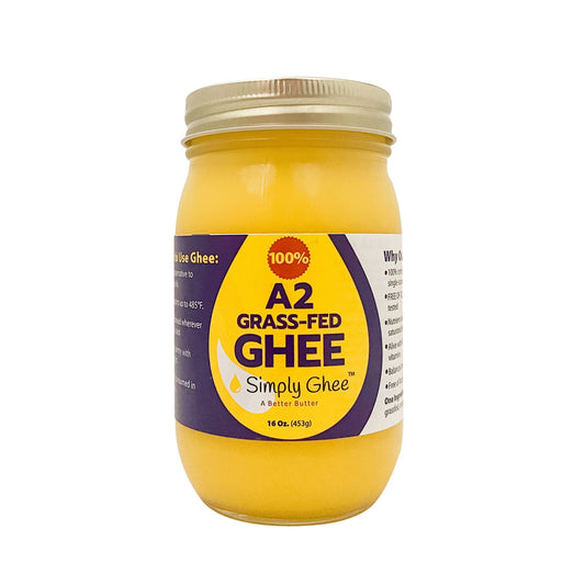 A2 Grassfed Non-GMO Ghee 16oz - Half Case of 6 - Homeland Harvest