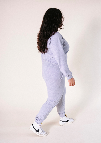 Agnes Organic Cotton + Tencel™ Jogger Pant - Heather Gray - Homeland Harvest