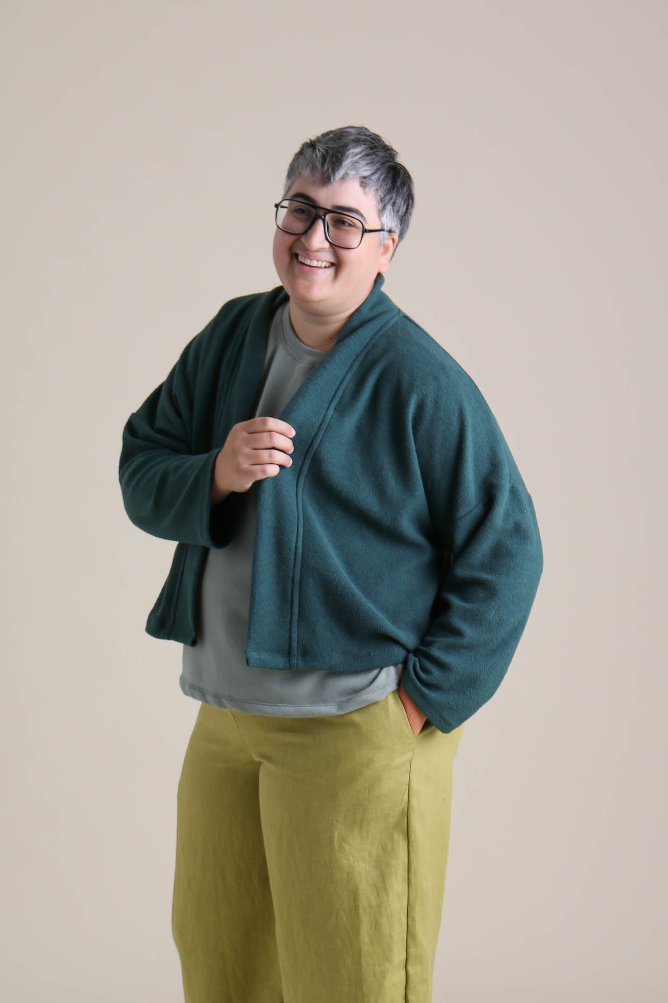 Drifter Cardigan (Updated) in Marine