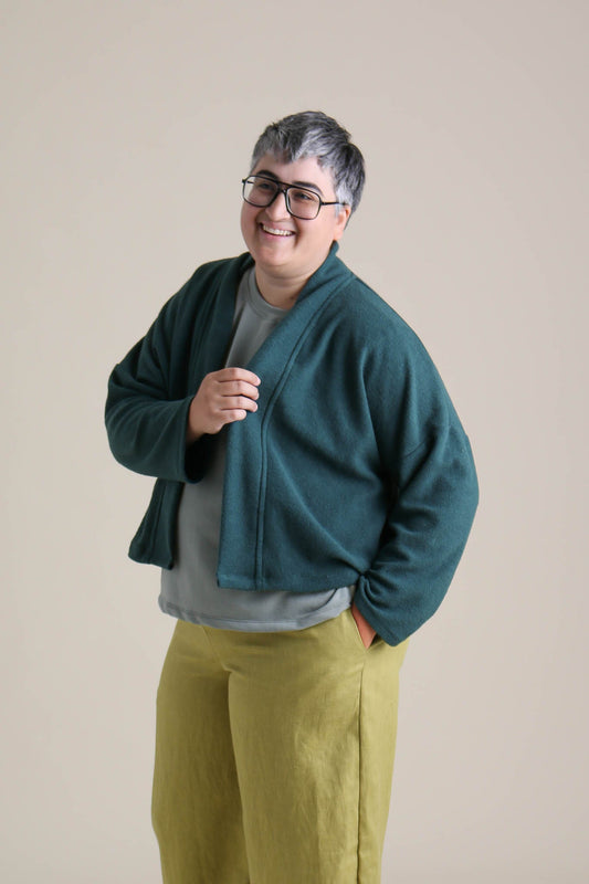 Drifter Cardigan (Updated) in Marine