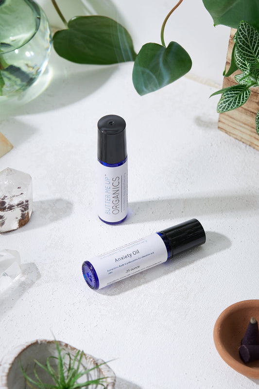 Anxiety Roller Ball / Organic Essential Oils For Anxiety / Anxiety Depression / Butter Me Up Organics - Homeland Harvest