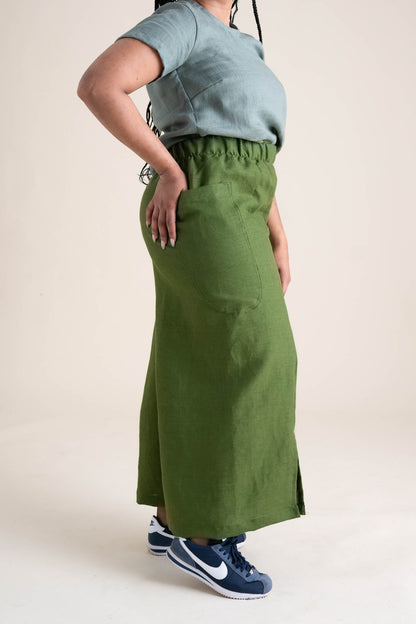 Zero Waste Pants in Clover