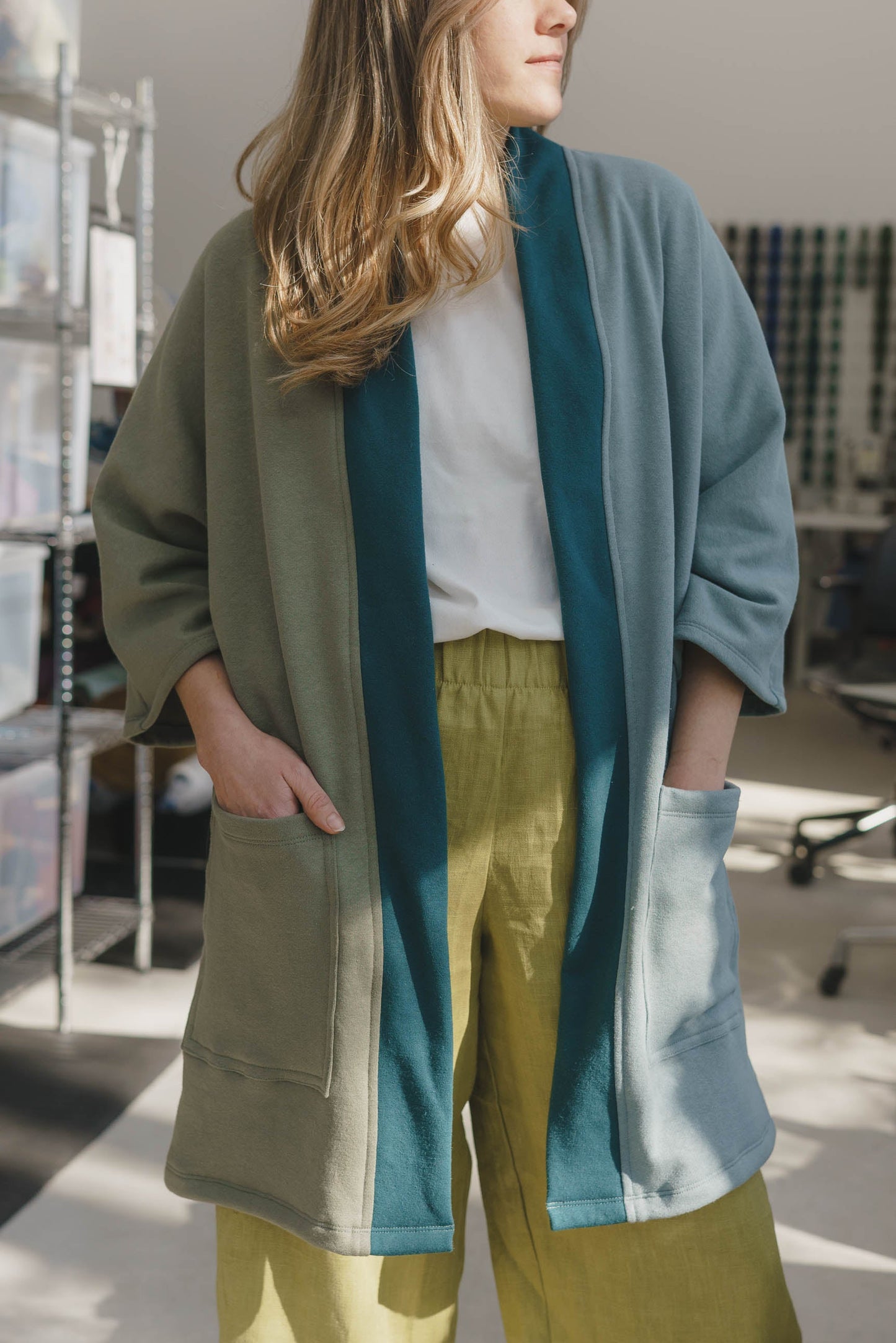Timberline Cardigan (Updated) in Lakeside