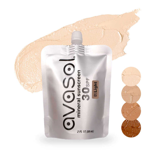 SPF 30 Tinted Zinc Mineral Sunscreen Cream - Homeland Harvest