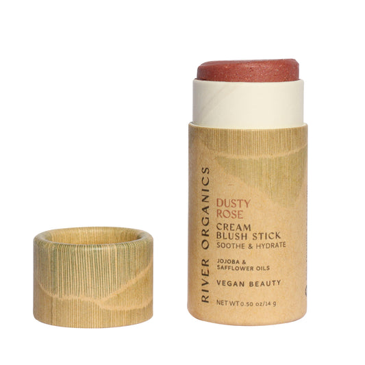 Creamy Vegan Blush Stick - Dusty Rose - Homeland Harvest