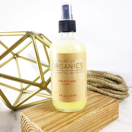 Organic Baby Butt Spray / Diaper Changing Spray / Cloth Diaper Safe - Homeland Harvest