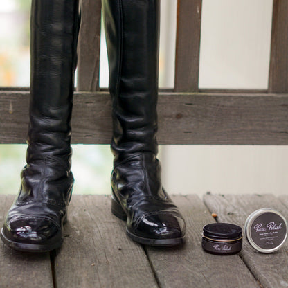 Black Leather Cream Polish - Homeland Harvest