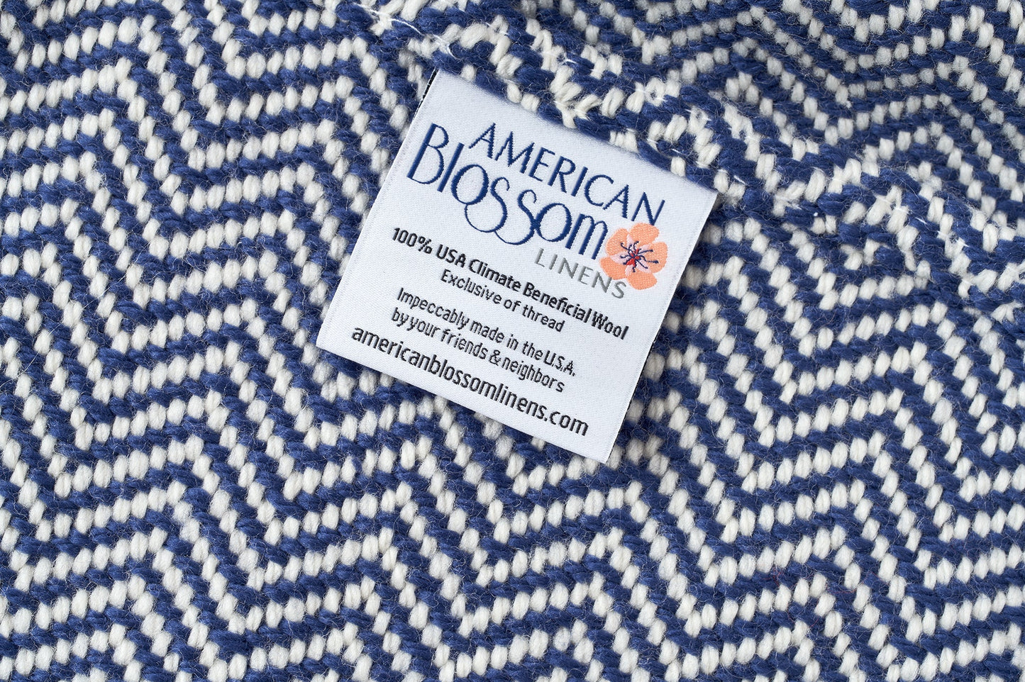 Chevron Pattern Soft Wool Throw Size Blanket - Homeland Harvest