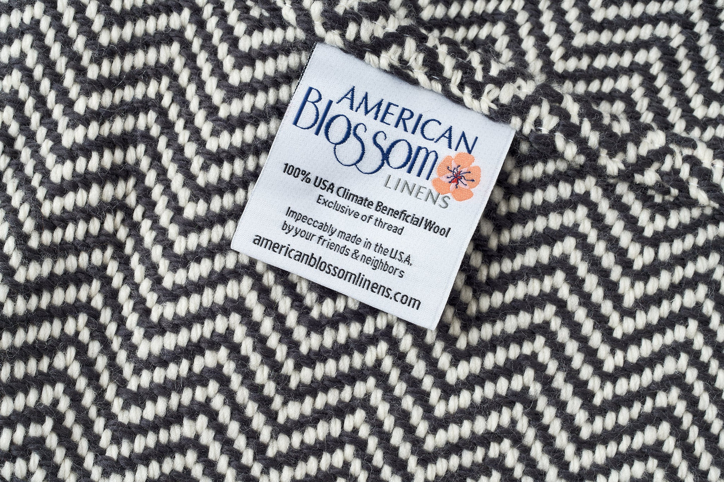 Chevron Pattern Soft Wool Throw Size Blanket - Homeland Harvest