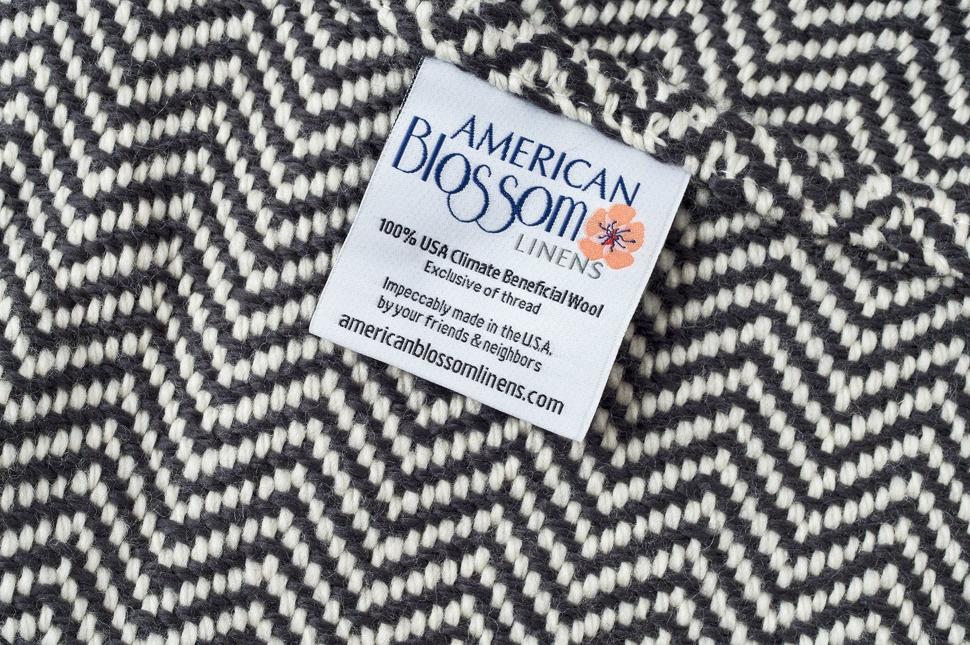 Chevron Pattern Soft Wool Throw Size Blanket - Homeland Harvest