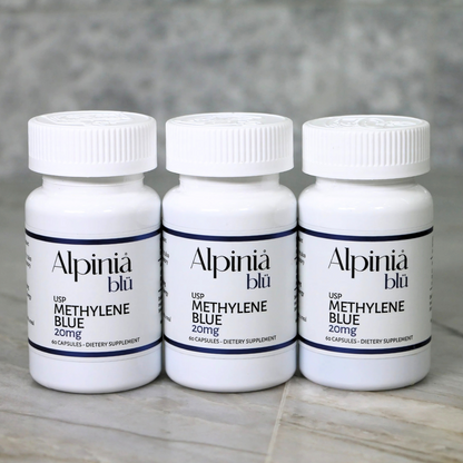 Methylene Blue Capsules – USP Grade | Choose Your Strength