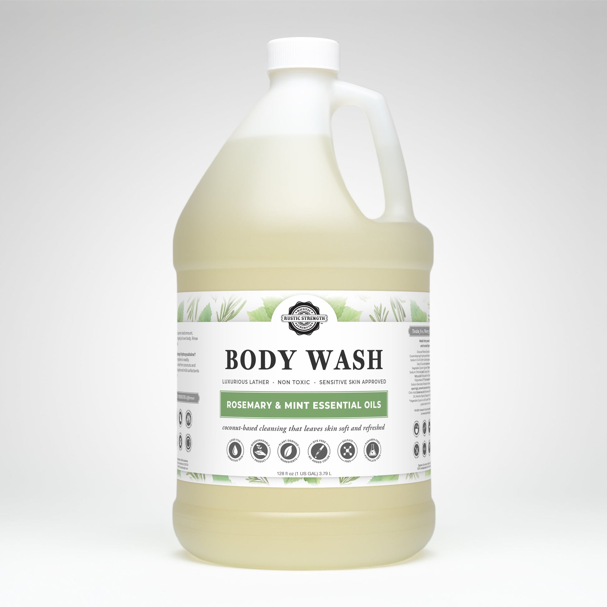 Moisturizing Body Wash | Rosemary & Mint - Homeland Harvest