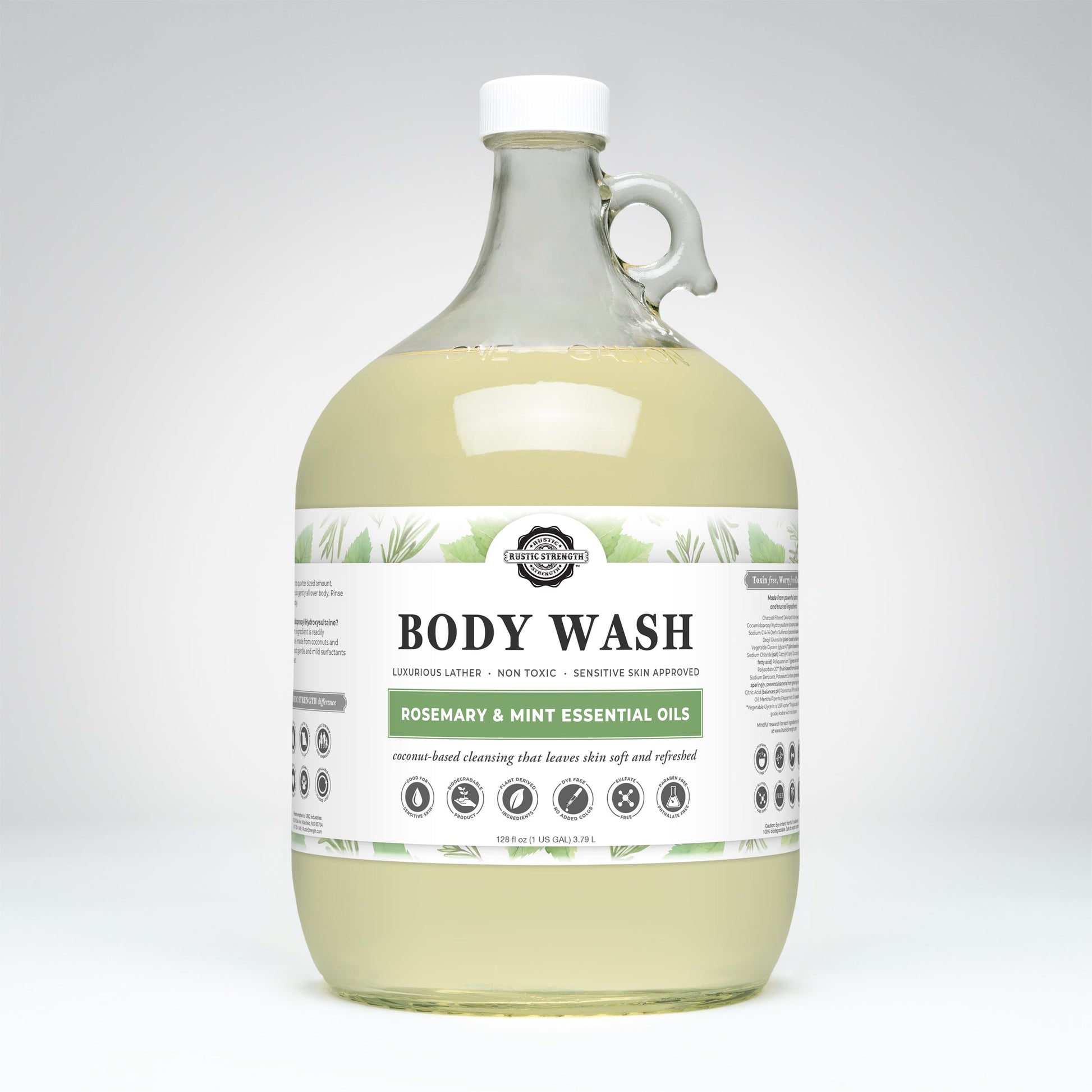 Moisturizing Body Wash | Rosemary & Mint - Homeland Harvest