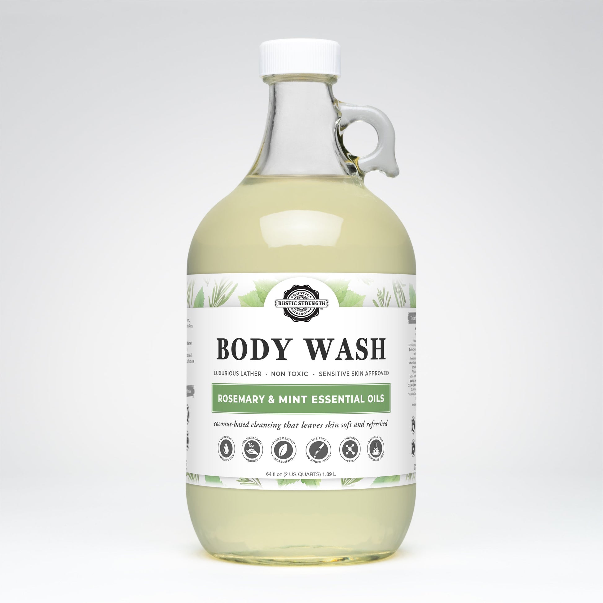 Moisturizing Body Wash | Rosemary & Mint - Homeland Harvest