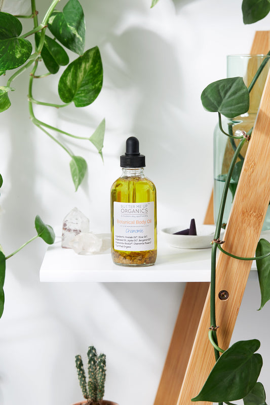 Botanical Body Oil -BOTANICAL COLLECTION - Organic Body Lotion Moisturizer - Homeland Harvest