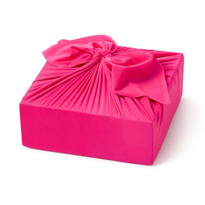 Large Reusable Cloth Furoshiki Gift Wrap | Hot Pink - Homeland Harvest
