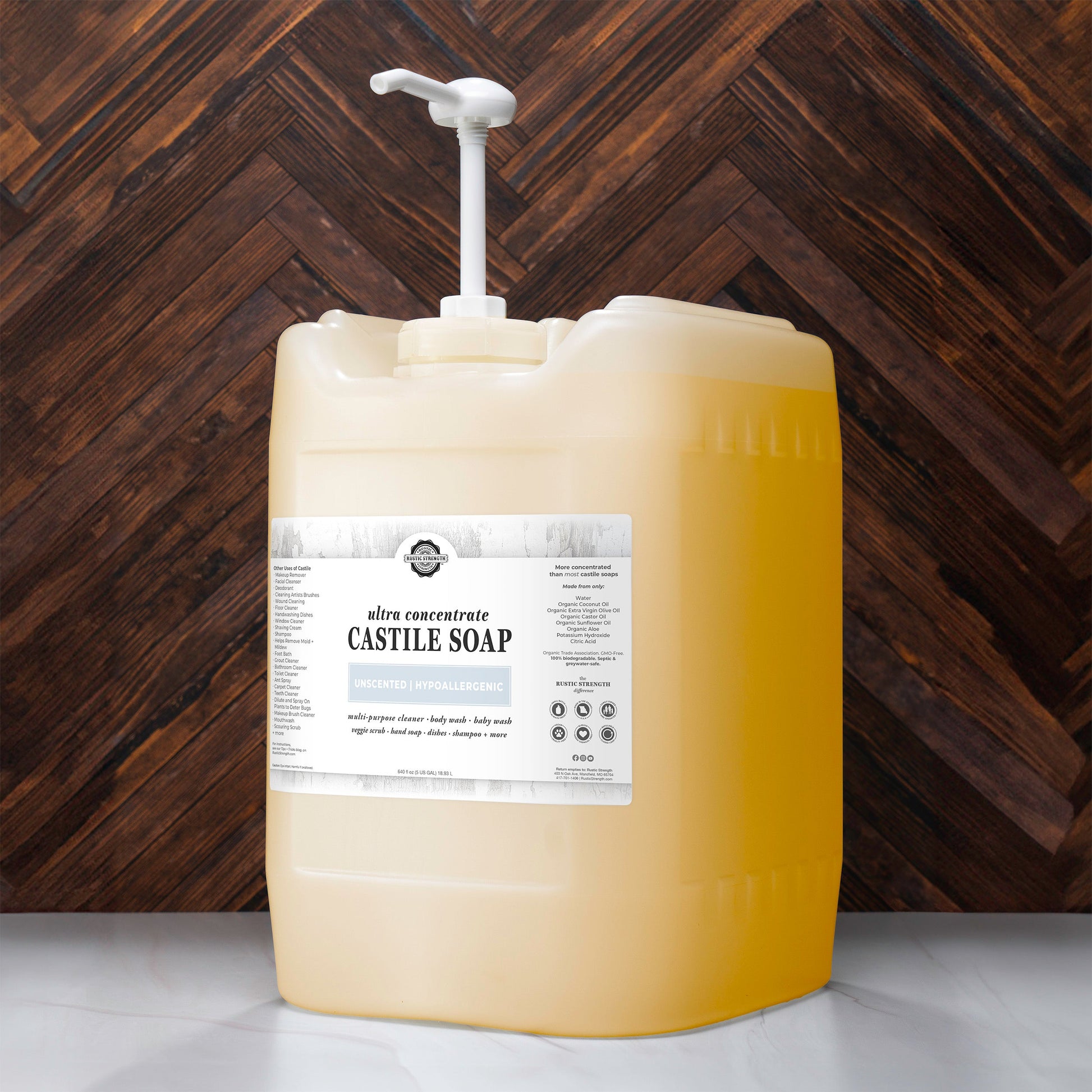 Castile Soap - Ultra Concentrate | Unscented - Homeland Harvest