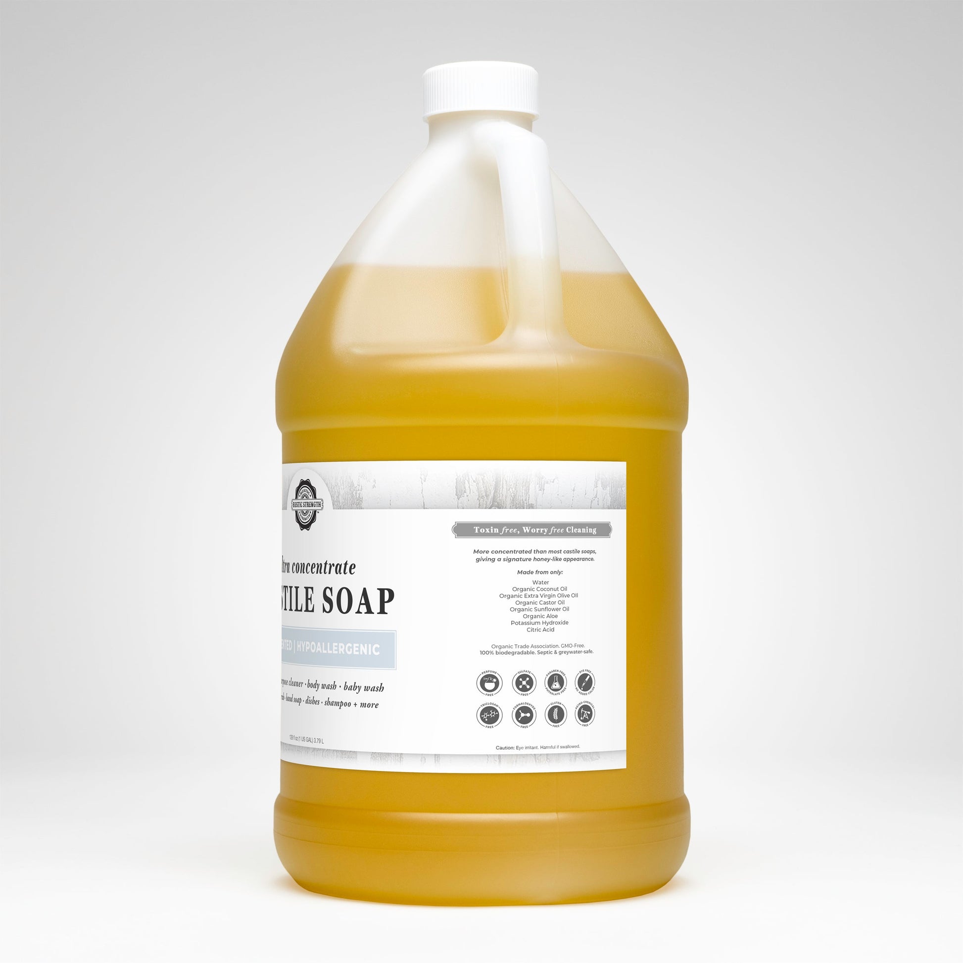 Castile Soap - Ultra Concentrate | Unscented - Homeland Harvest