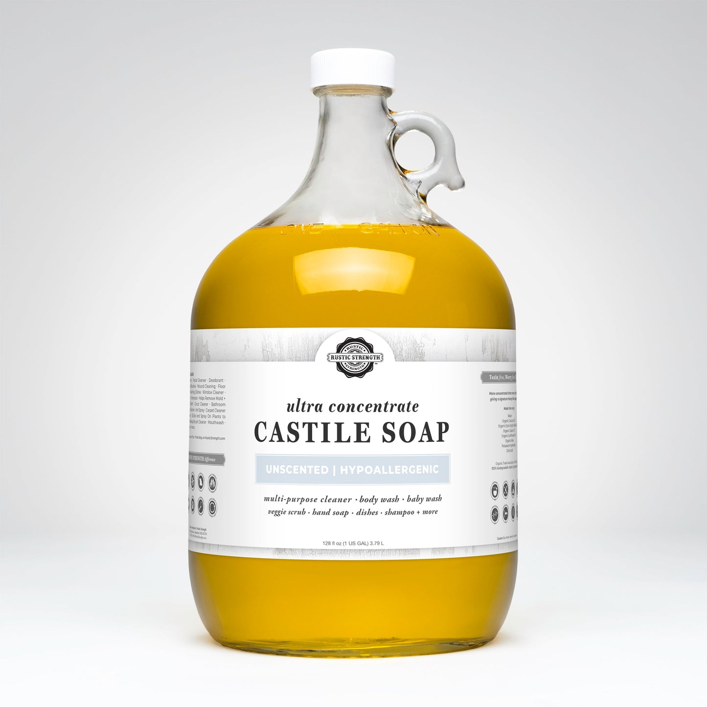 Castile Soap - Ultra Concentrate | Unscented - Homeland Harvest