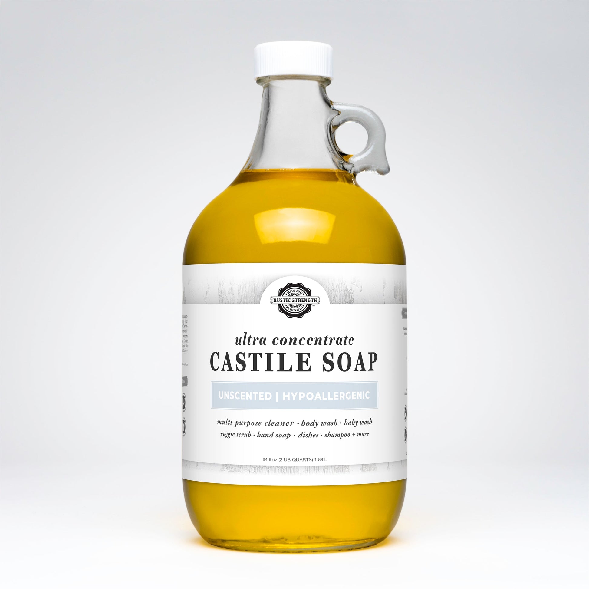 Castile Soap - Ultra Concentrate | Unscented - Homeland Harvest