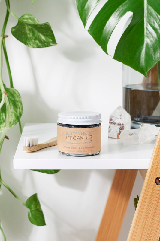 Organic Activated Charcoal Toothpaste / Whitening Toothpaste / Organic Toothpaste / Black Toothpaste / Charcoal Toothpaste / Tooth Paste - Homeland Harvest