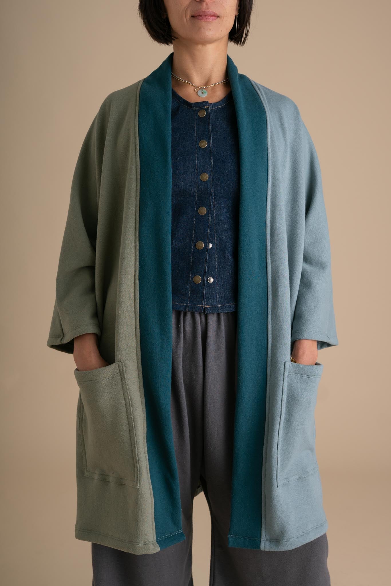 Timberline Cardigan (Updated) in Lakeside