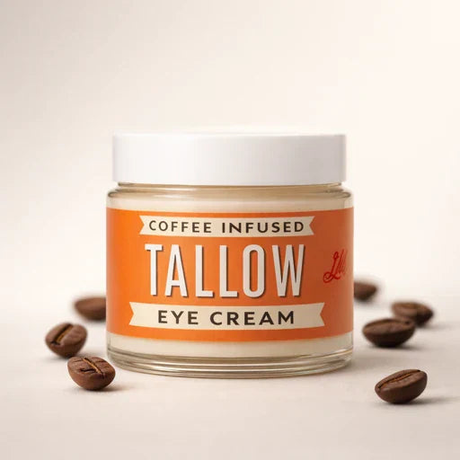 Natural Tallow Eye Cream | Caffeine Under Eye Cream
