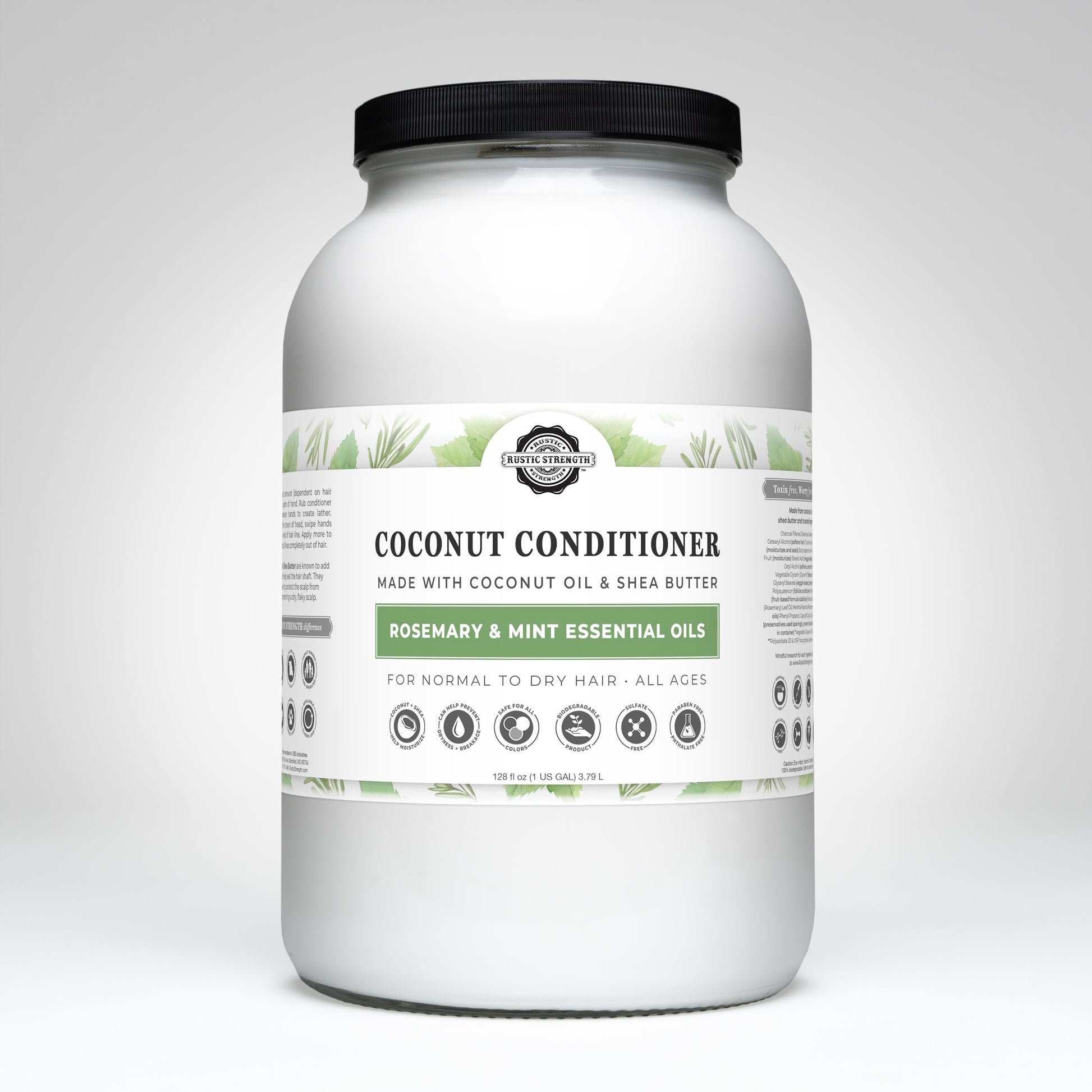 Coconut Conditioner | Rosemary & Mint - Homeland Harvest